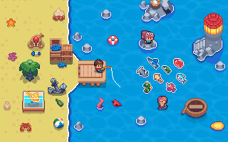 Fishing mechanic in Sunflower Island — catch rare Marine Marvels in the Web3 game